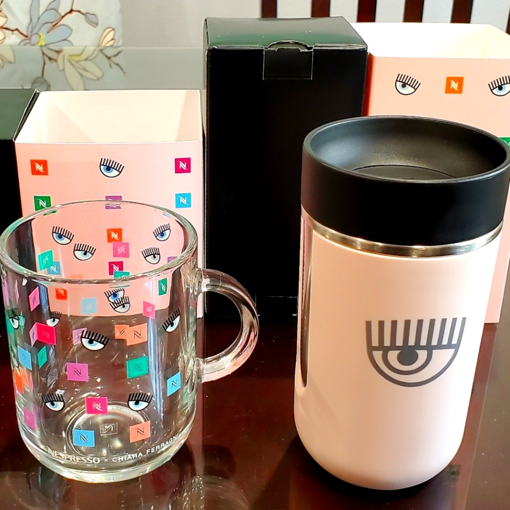 Nespresso × Chiara Ferragni coffee mug set